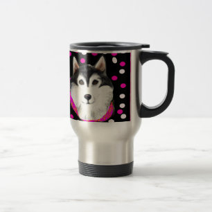 Caneca Térmica Malamute do Alasca de Páscoa