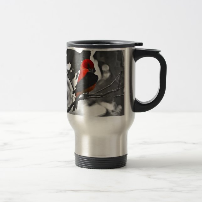 Caneca Térmica Male Scarlet Tanager (Direita)
