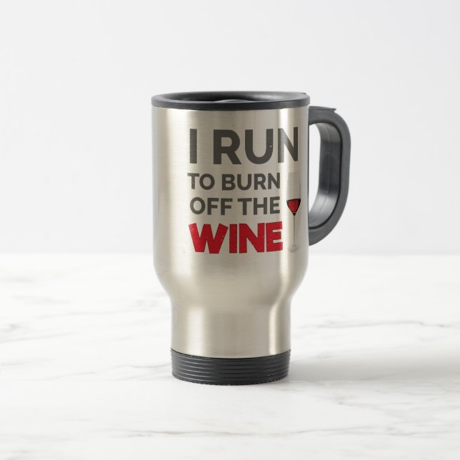 Caneca Térmica Malhação Que Eu Faço Para Queimar O Vinho (Frente Esquerda)