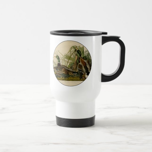 Caneca Térmica Mallard Duck - Pincel de Ave Audubon (Direita)