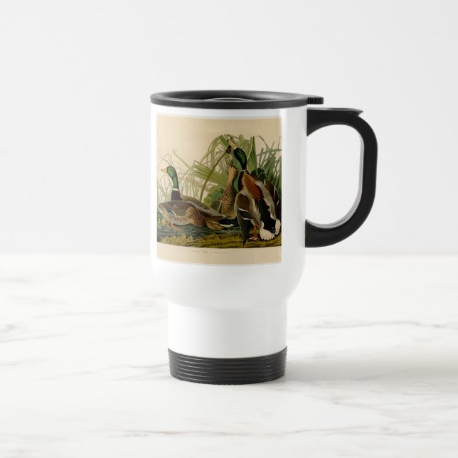 Caneca Térmica Mallard Duck - Pincel de Ave Audubon (Direita)