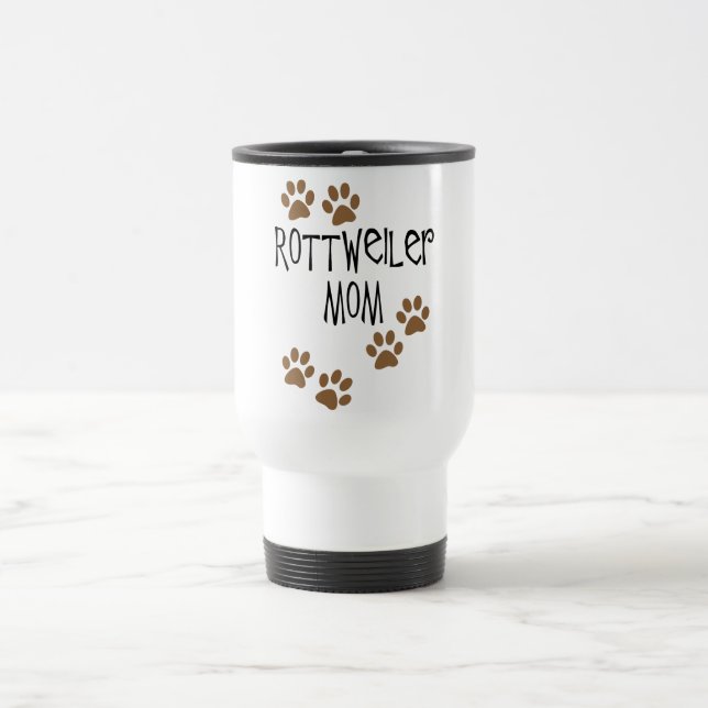 Caneca Térmica Mamã de Rottweiler (Centro)