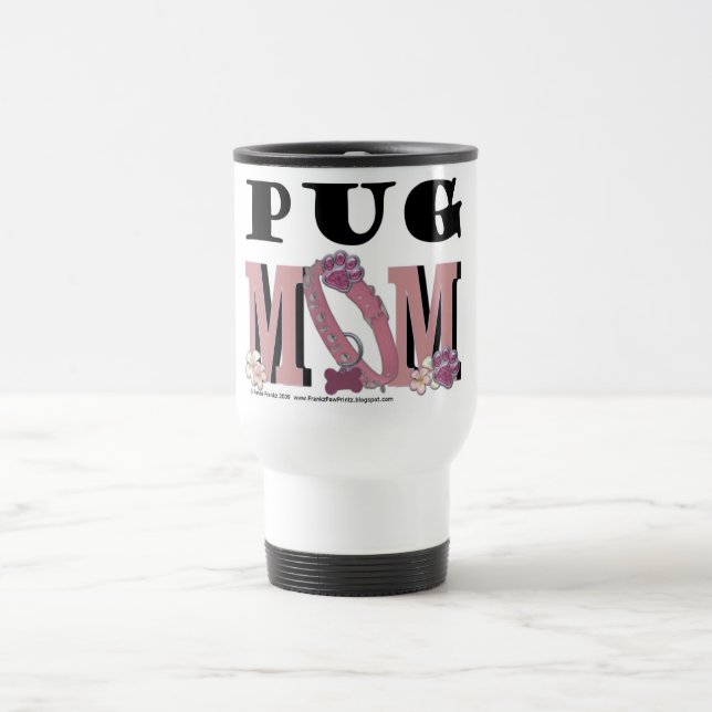 Caneca Térmica MAMÃ do Pug (Centro)