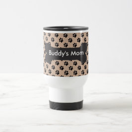 Caneca Térmica Mamã feita sob encomenda do Corgi de Galês