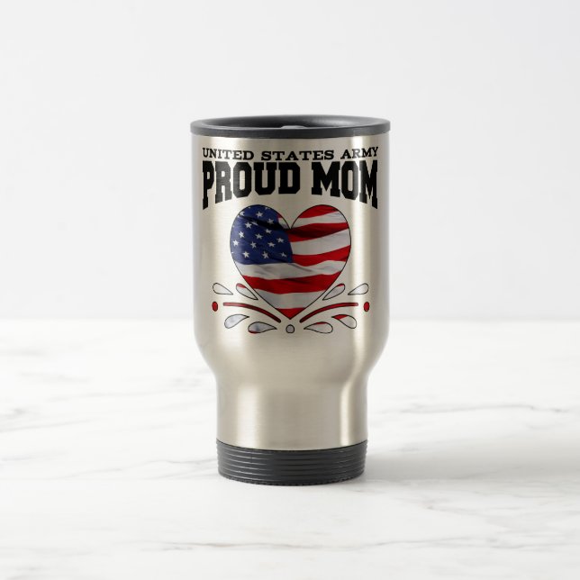Caneca Térmica Mamã patriótica do exército (Centro)