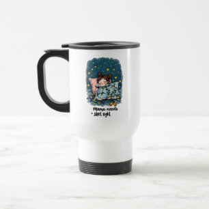 Caneca Térmica Mamãe precisa de uma noite silenciosa