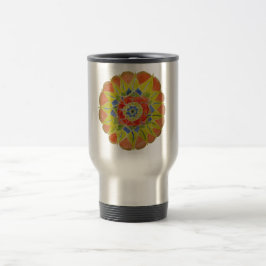 Caneca Térmica Mandala Art Stainless Steel Mug