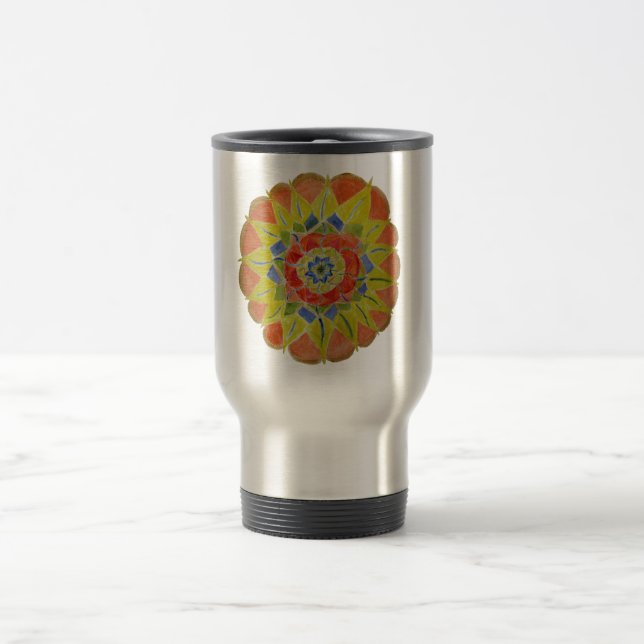 Caneca Térmica Mandala Art Stainless Steel Mug (Centro)