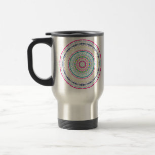 Caneca Térmica mandala colorida