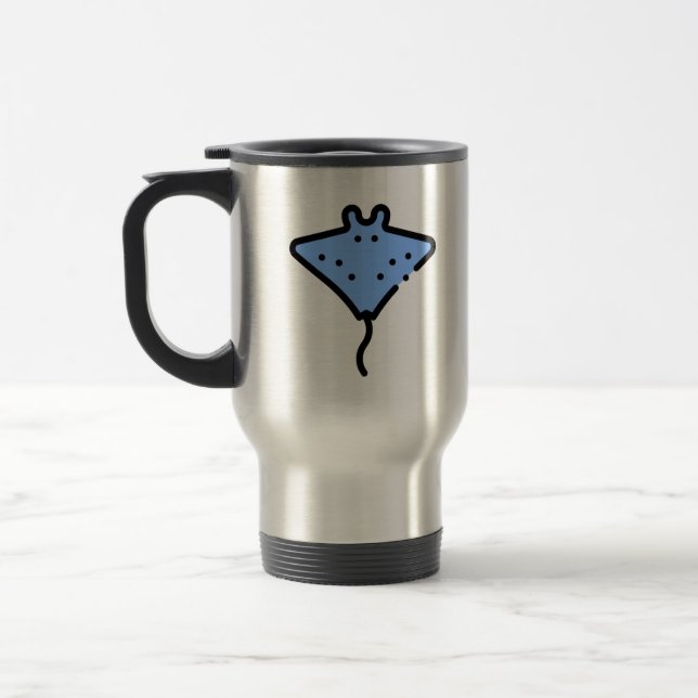 Caneca Térmica Manta ray (Esquerda)