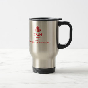 Caneca Térmica Mantenha a calma e abrace uma produção Assistan 