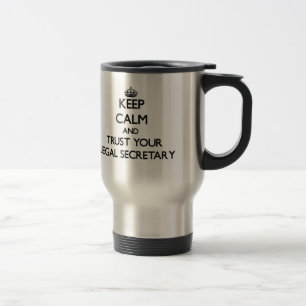 Caneca Térmica Mantenha a calma e confie seu secretário legal