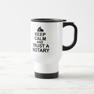 Caneca Térmica Mantenha a calma e confie um notário