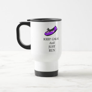 Caneca Térmica Mantenha a Calma e Corra