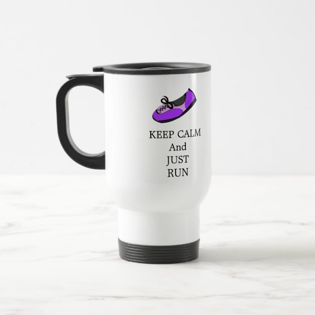 Caneca Térmica Mantenha a Calma e Corra (Esquerda)