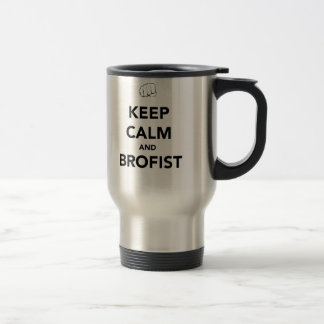 Caneca Térmica Mantenha a calma e o Brofist!