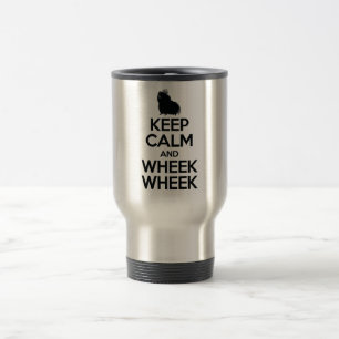 Caneca Térmica Mantenha a calma e o Wheek Wheek
