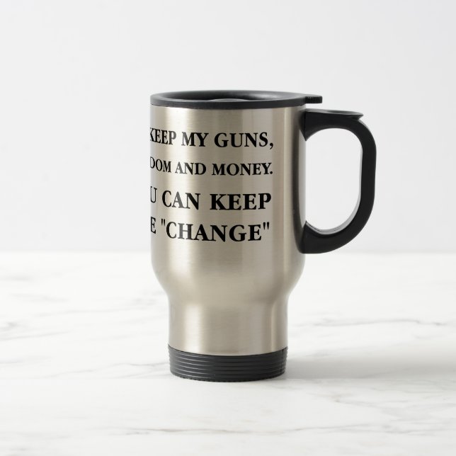 Caneca Térmica Mantenha a "mudança " (Direita)