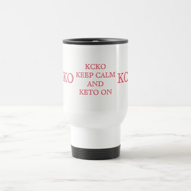 CANECA TÉRMICA MANTENHA CALMA E KETO EM MUG (Centro)