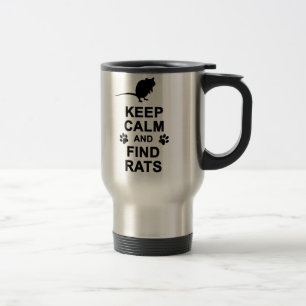 Caneca Térmica Mantenha ratos calmos e do achado