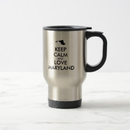 Caneca Térmica MANTER CALM e AMAR MARYLAND personalizáveis