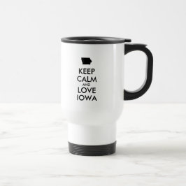 Caneca Térmica Manter CALM e AMOR personalizáveis IOWA