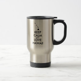 Caneca Térmica MANTER CALMO e AMOR personalizáveis