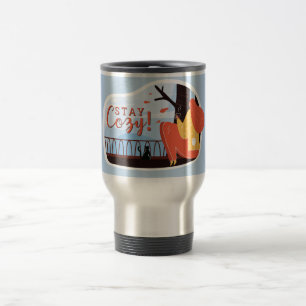 Caneca Térmica Manter Cozy Hygge outono outono FolkArt Decor ADD 
