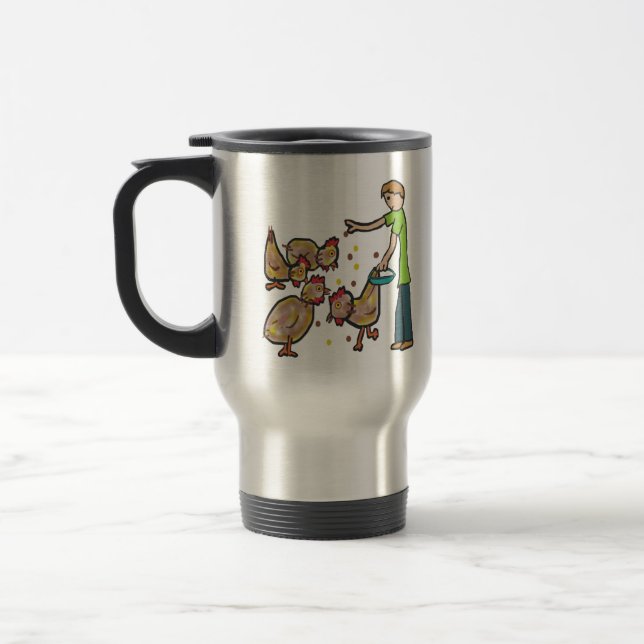 Caneca Térmica Manutenção de frango (Esquerda)