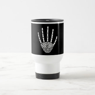 Caneca Térmica Mão de Esqueleto Espiral