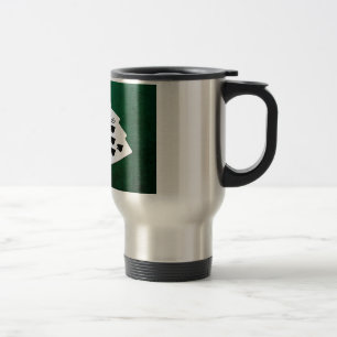 Caneca Térmica Mãos de póquer - resplendor real - terno das pá