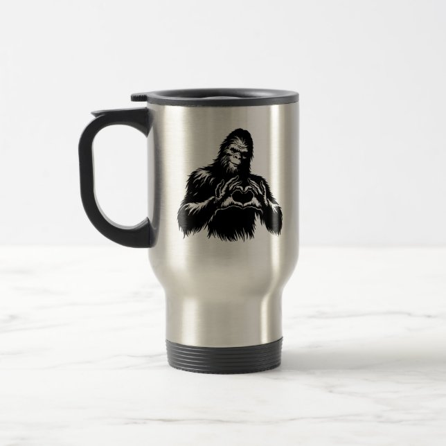 Caneca Térmica Mãos do Coração do Pé Grande (Esquerda)