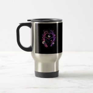 Caneca Térmica Mãos do Coração - Gótico do Pastel Halloween Eyeba