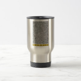 Caneca Térmica Mapa de Madrid
