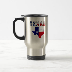 Caneca Térmica Mapa de Sinalizador com Texas