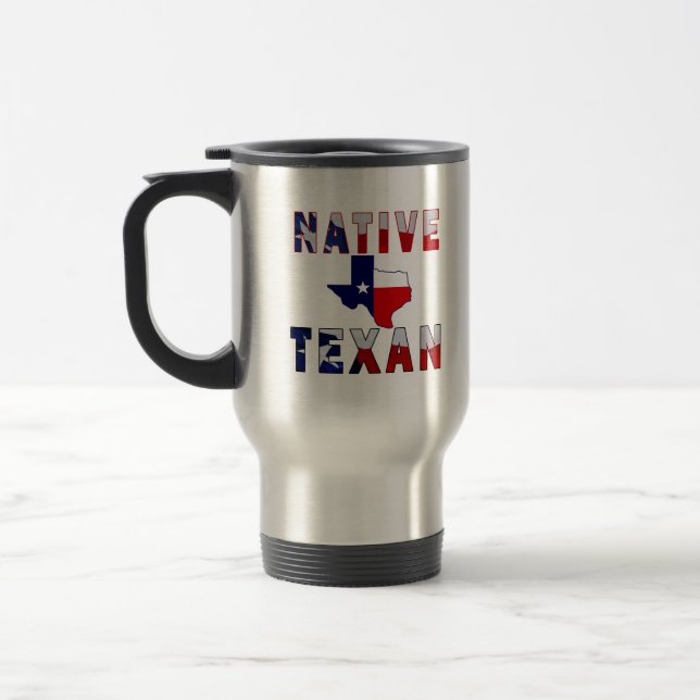 Caneca Térmica Mapa de Sinalizador de Texto Nativo (Esquerda)