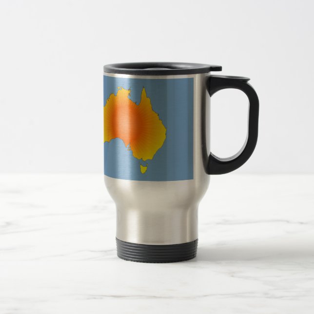Caneca Térmica Mapa Sunny Austrália (Direita)