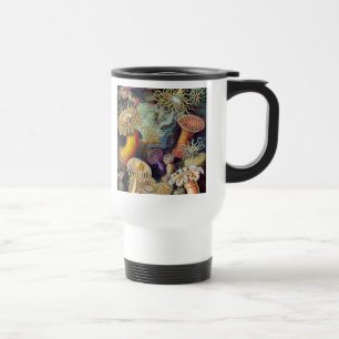 Caneca Térmica Mar Anêmona Natureza Científica Oceânica