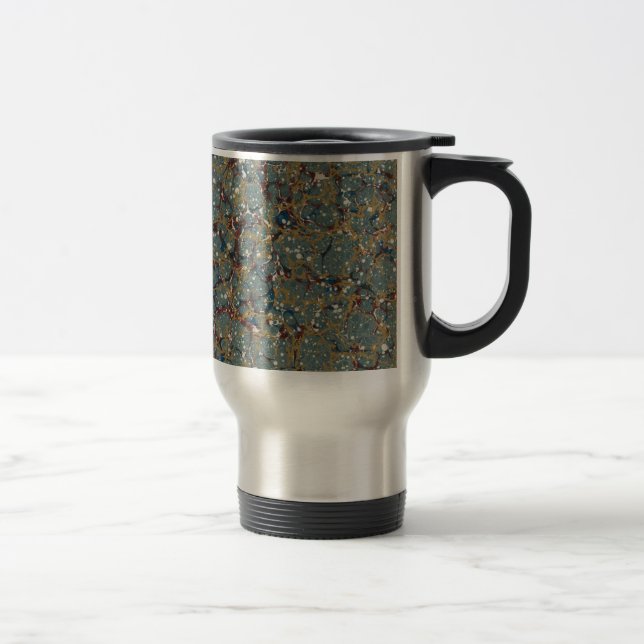 Caneca Térmica Marbled Abstract Painting (Direita)