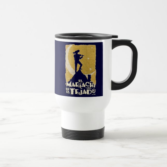 Caneca Térmica Mariachi no telhado (Direita)