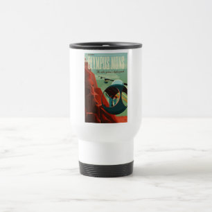 Caneca Térmica Mars Olympus Mons Maior Sistema Solar de Vulcão