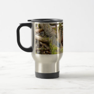 Caneca Térmica Marta-do-pinheiro Mamífero Selvagem Árvore Tronco