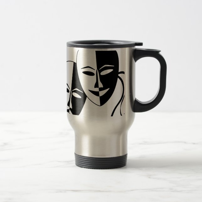 Caneca Térmica Máscaras do teatro (Direita)