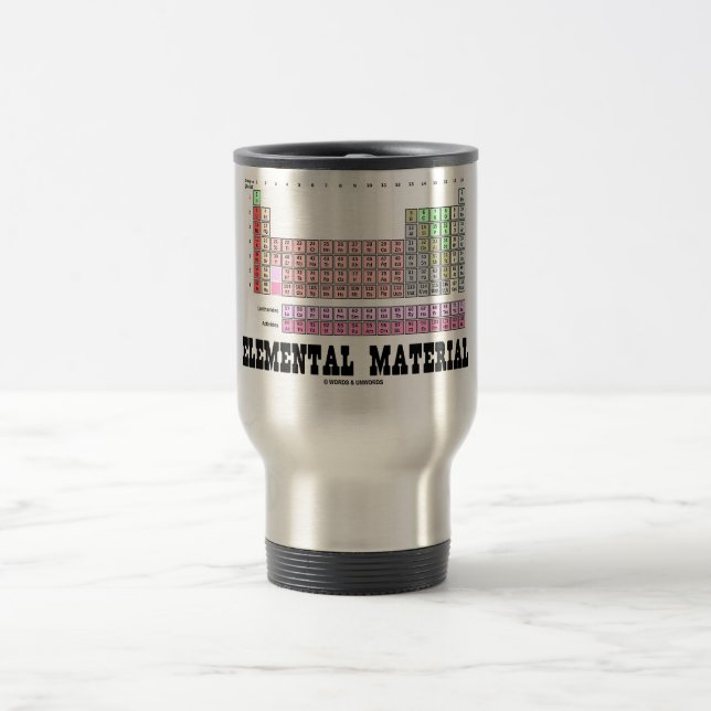 Caneca Térmica Material elementar (mesa de elementos periódica) (Centro)