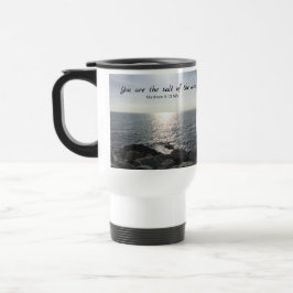 Caneca Térmica Mateus 5:13 Você é o Sal do Oceano Terrestre