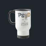 Caneca Térmica Médico PsyD Personalizado de Psicologia Psicóloga<br><div class="desc">Doutora Psy de Psicologia Psicologista,  presentes de graduação!</div>