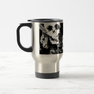Caneca Térmica Medidores de crânio viagem/caneta de viagem ao tr