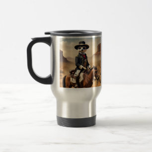 Caneca Térmica Meerkat Em Um Cavalo Pode Ser O Único Estranho
