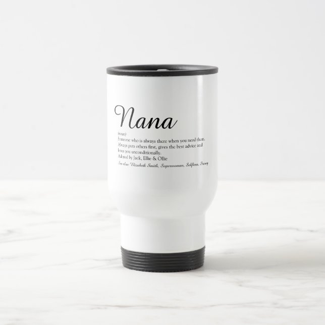 Caneca Térmica Melhor Avó, Definição de Avó Script (Centro)