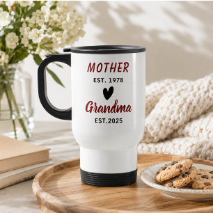 Caneca Térmica Melhor Avó do Mundo Colagem de Fotos Avós